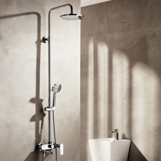 SHOWER COLUMNS - Shower column ROMA BIANCO- Shower faucet with column (53276-2)