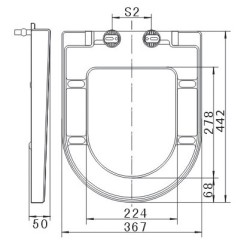 ΚΑΛΥΜΜΑ W.C. EASY ΒΑΡΕΩΣ ΤΥΠΟΥ