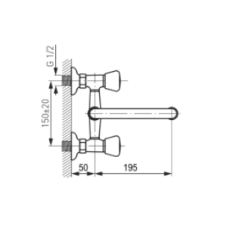 KITCHEN WALL FAUCET