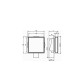 - TILE FLOOR DRAIN 13X13 SPHERA