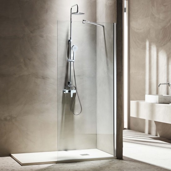 CABINS - Fixed FREE Shower Panel height 180 cm (WALK-IN)