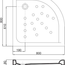 Sanitana Anabela Oval 80x80