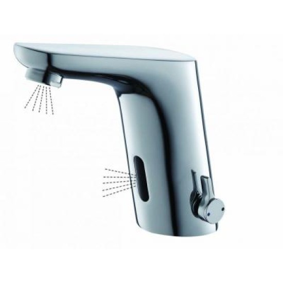 Washbasin faucets - AUTO SENSOR-2 - ELECTRIC BATTERY HOT / COLD WASHBASIN