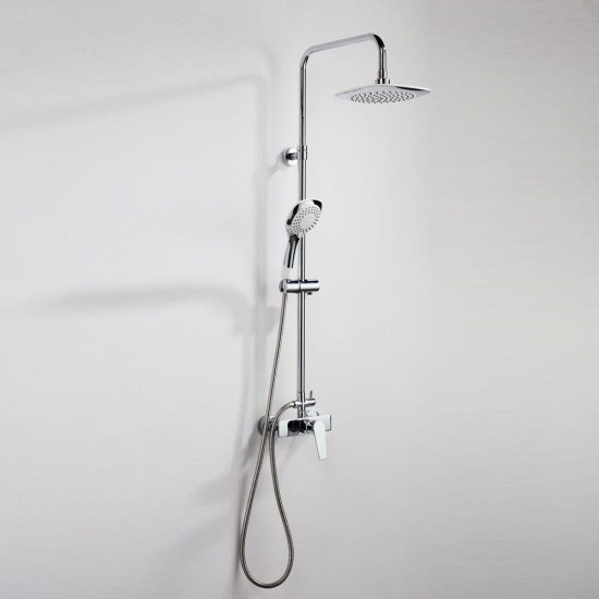 BATHROOM - SHOWER TAPS - ROMA BIANCO expandable shower column- Shower faucet with column (53276-3)