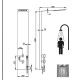 SHOWER COLUMNS - Shower column STORM (15550)