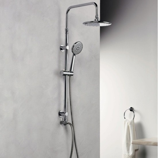 SHOWER COLUMNS - Expanding shower column TONDO CHROME (53230-1)