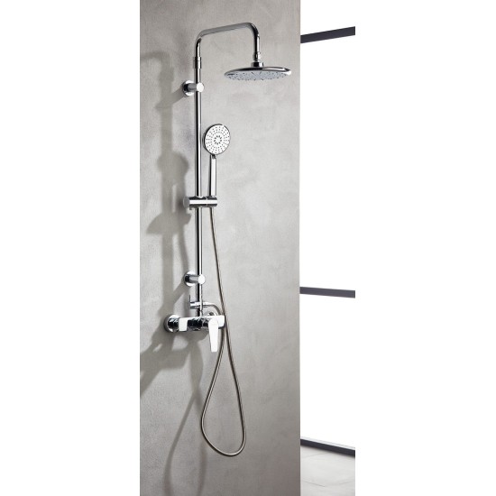 SHOWER COLUMNS - TONDO expandable shower column (53230-3)