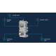 BATHROOM - SHOWER TAPS - 3-output wall mixer (DSU3003)