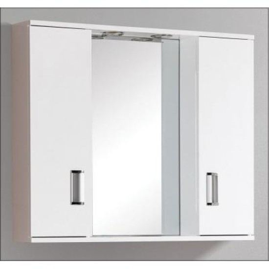 MIRRORS - FINO - PVC CABINET 15 * 78 * 67h WITH TWO LIGHTS