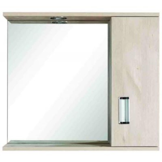 MIRRORS - FINO - PVC CABINET 62 * 55 * 13.5 WITH A BEIGE LIGHT