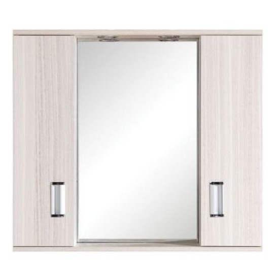 FURNITURE - MIRRORS - FINO II - PVC CABINET 72 * 68 * 13.5 WITH TWO TERRA LIGHTS