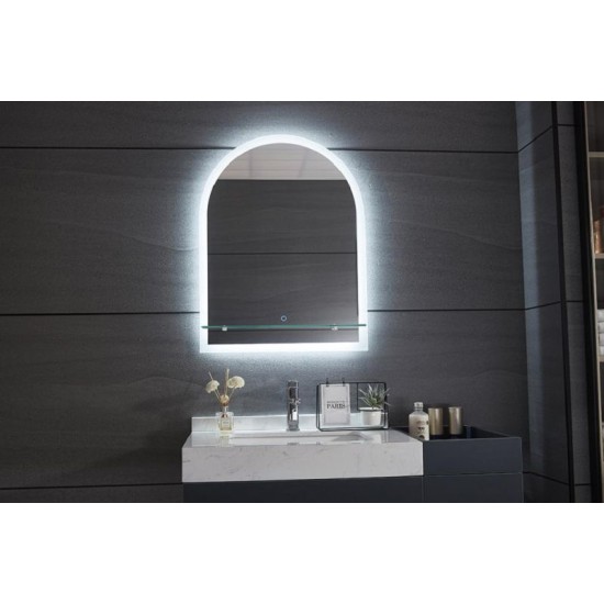 FURNITURE - MIRRORS - SOLO LINE LED - LED TOUCH MIRROR WITH STORAGE 60x80