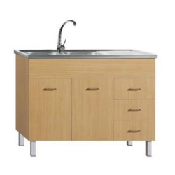 RENT ROOM 120x50 - STAINLESS STEEL SINK
