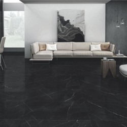 Granite Tile Black Rock Rettificato 60x60