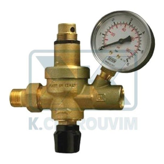 BOILER STATION - AUTOMATIC PAYMENT B.T. BRASS WITH MANOMETER & amp; FITTING AT THE ENTRANCE, PN16 - 1/2