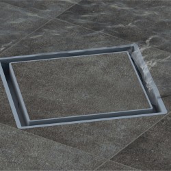 Square siphon for ELIT tile