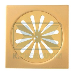 GRILL GOLD - YELLOW 12X12 SQUARE HEAVY FIXED STAINLESS STEEL
