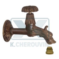 CANOULA N.119 / R BRONZE WITH LARGE ROSETTE, FILTER AND BREAST 3/8